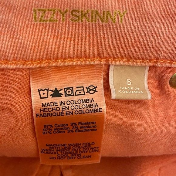 Michael Kors Women's Pink/corral Izzy skinny Jeans - Picture 3 of 3